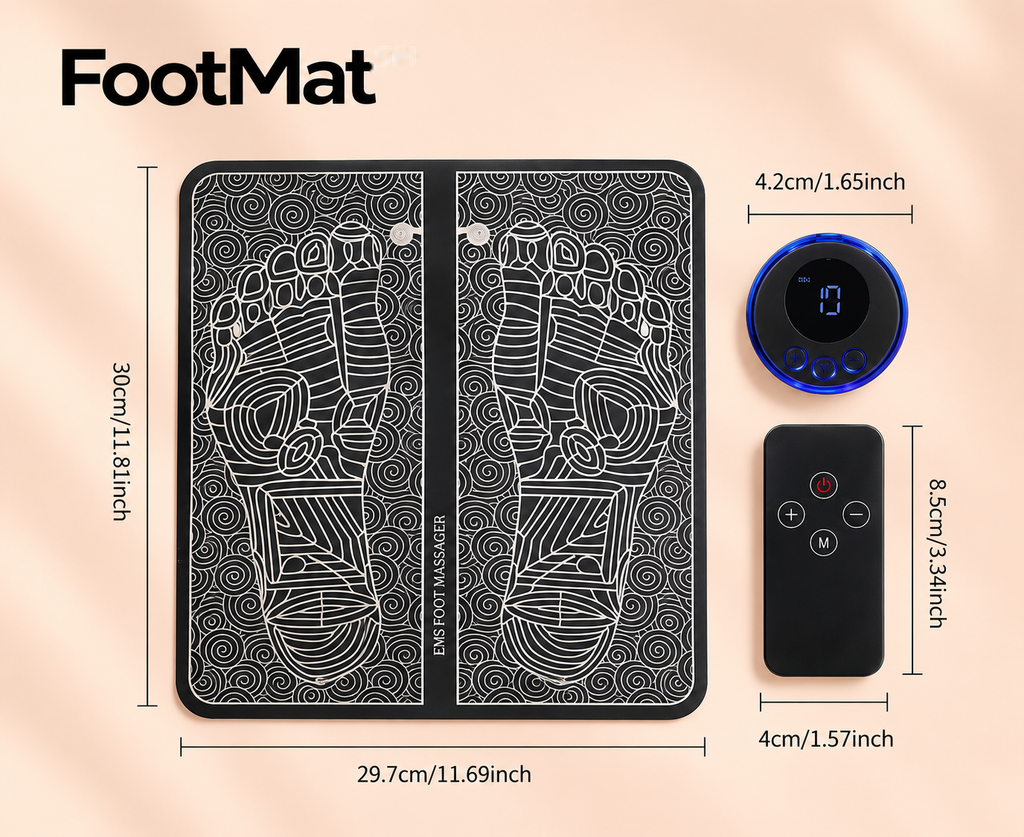™️FootMat - המשטח עיסוי חשמלי לרגליים מבית Gavilo