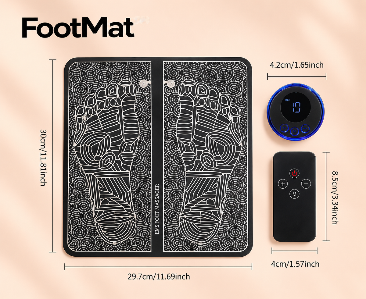 ™️FootMat - המשטח עיסוי חשמלי לרגליים מבית Gavilo