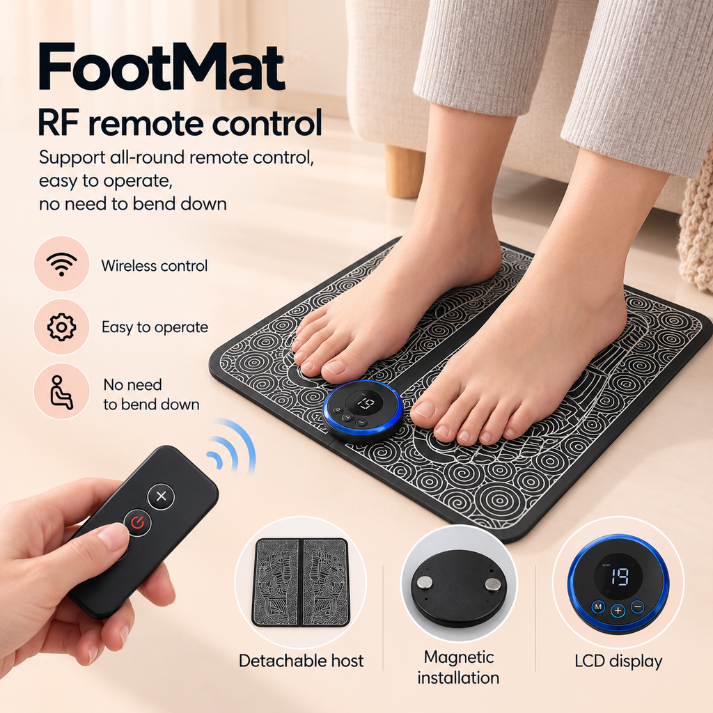 ™️FootMat - המשטח עיסוי חשמלי לרגליים מבית Gavilo