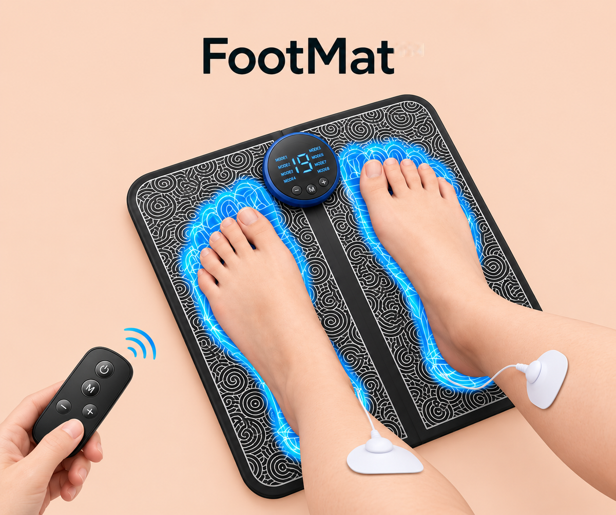 ™️FootMat - המשטח עיסוי חשמלי לרגליים מבית Gavilo